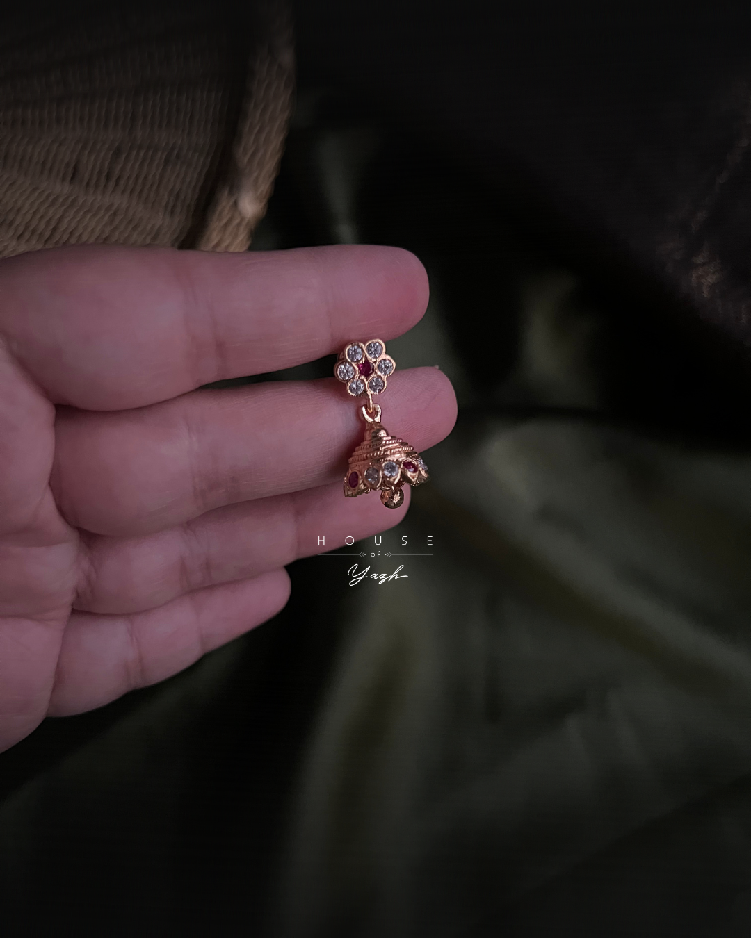 TEMP-AD TINY JHUMKA