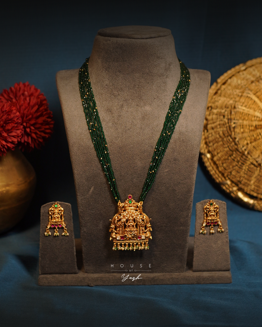 Temp- Jadau beaded set