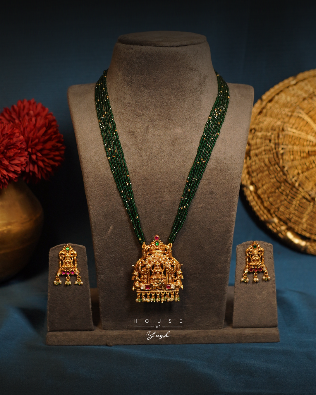 Temp- Jadau beaded set